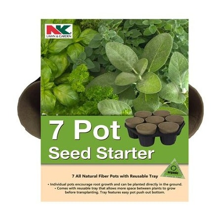 Green Garden Products 7Pot Seed Start Tray PFB-10